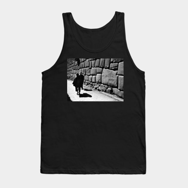 Vintage photo of Wall at Cusco Tank Top by In Memory of Jerry Frank